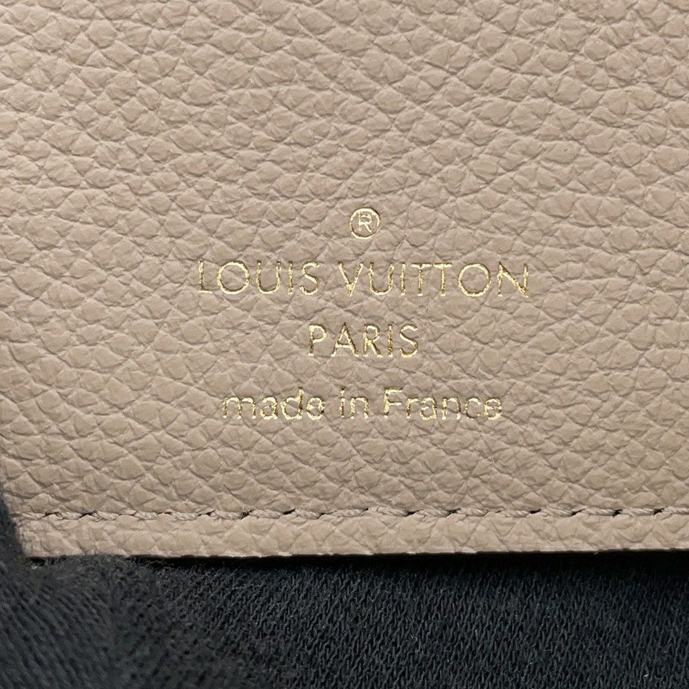 ルイヴィトン 二つ折り財布 モノグラム・アンプラント ポルトフォイユ・クレア M82370 LOUIS VUITTON グレージュ