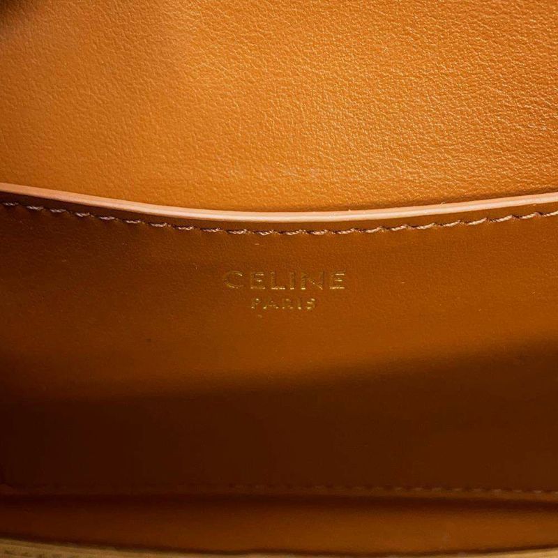 セリーヌ ハンドバッグ トリオンフ ストラップ付きクラッチ PVC 10I592DQ2.04LU 2wayショルダーバッグ