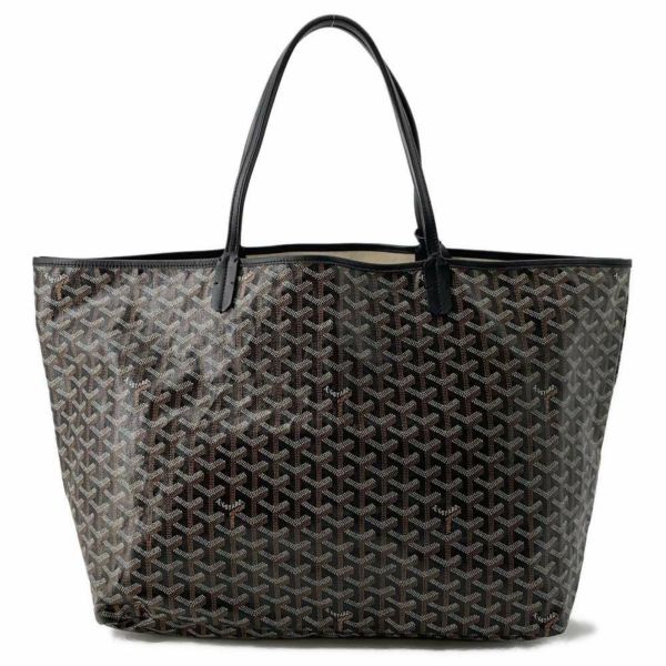 ゴヤール トートバッグ サンルイGM Saint Louis GOYARD バッグ ポーチ付き 黒