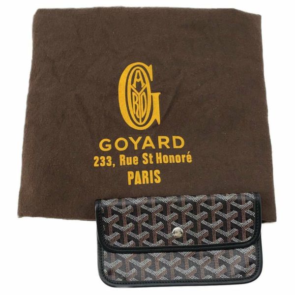 ゴヤール トートバッグ サンルイGM Saint Louis GOYARD バッグ ポーチ付き 黒