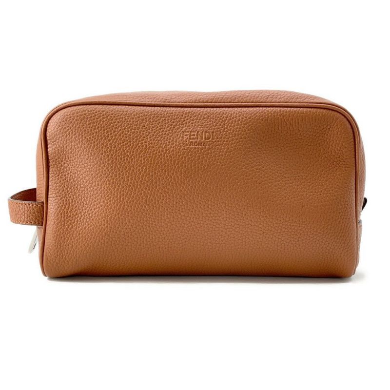 フェンディ ハンドバッグ ロゴ セカンドバッグ レザー 7AS378 FENDI バッグ メンズ