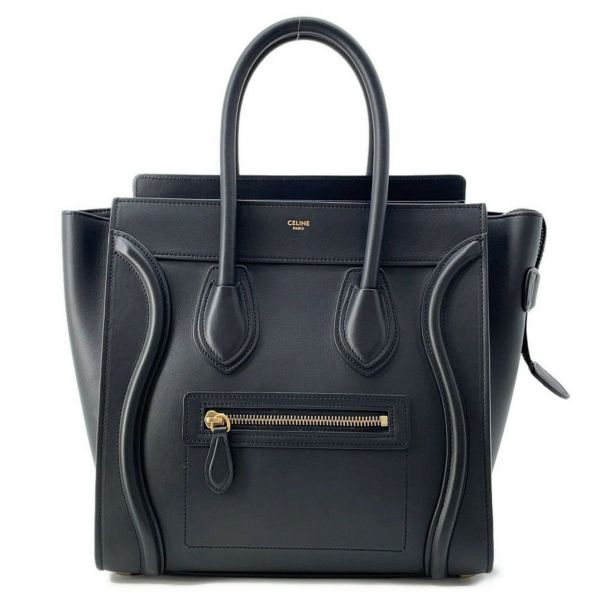 セリーヌ ハンドバッグ ラゲージ マイクロショッパー 189793 CELINE 黒