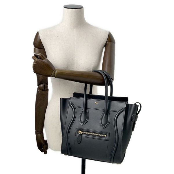 セリーヌ ハンドバッグ ラゲージ マイクロショッパー 189793 CELINE 黒