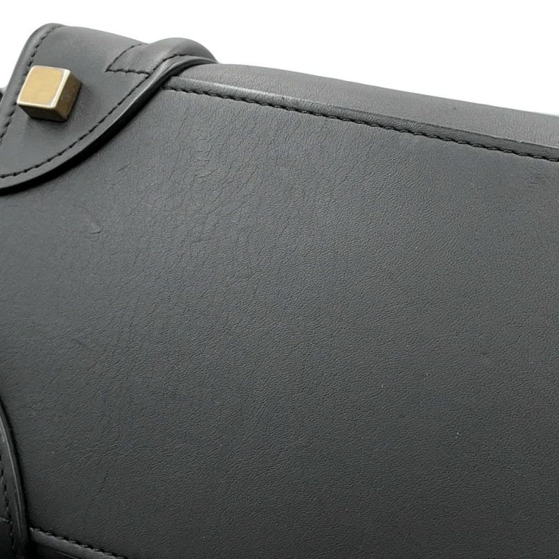セリーヌ ハンドバッグ ラゲージ マイクロショッパー 189793 CELINE 黒