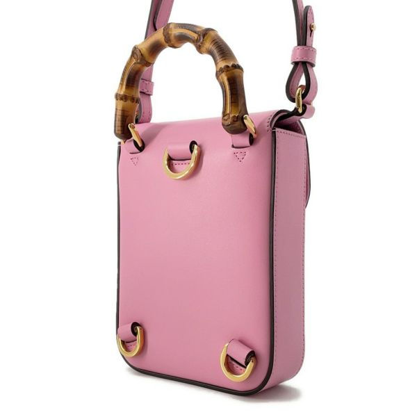 グッチ ハンドバッグ バンブー レザー 702106 GUCCI 3way