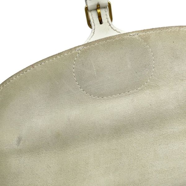 クリスチャン・ディオール ショルダーバッグ ボビー イーストウエスト レザー Christian Dior バッグ 白