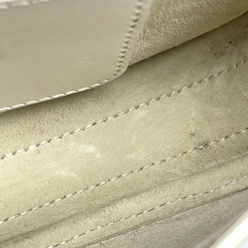 クリスチャン・ディオール ショルダーバッグ ボビー イーストウエスト レザー Christian Dior バッグ 白