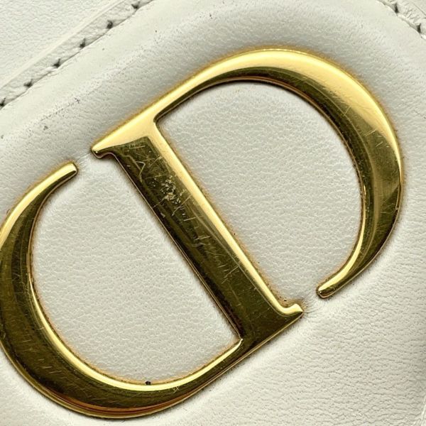 クリスチャン・ディオール ショルダーバッグ ボビー イーストウエスト レザー Christian Dior バッグ 白