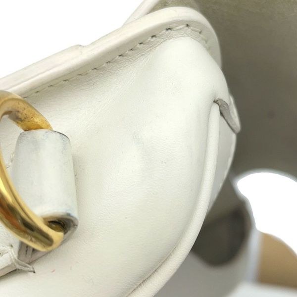 クリスチャン・ディオール ショルダーバッグ ボビー イーストウエスト レザー Christian Dior バッグ 白