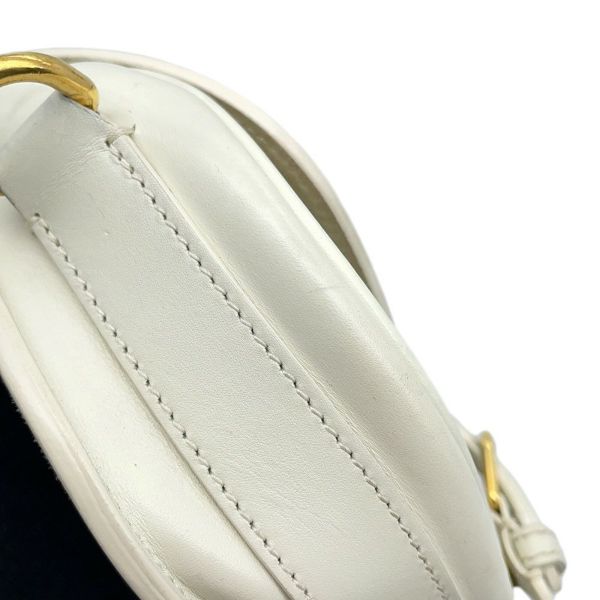 クリスチャン・ディオール ショルダーバッグ ボビー イーストウエスト レザー Christian Dior バッグ 白
