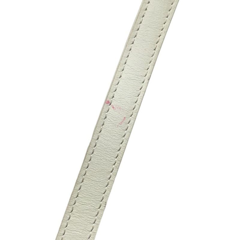 クリスチャン・ディオール ショルダーバッグ ボビー イーストウエスト レザー Christian Dior バッグ 白