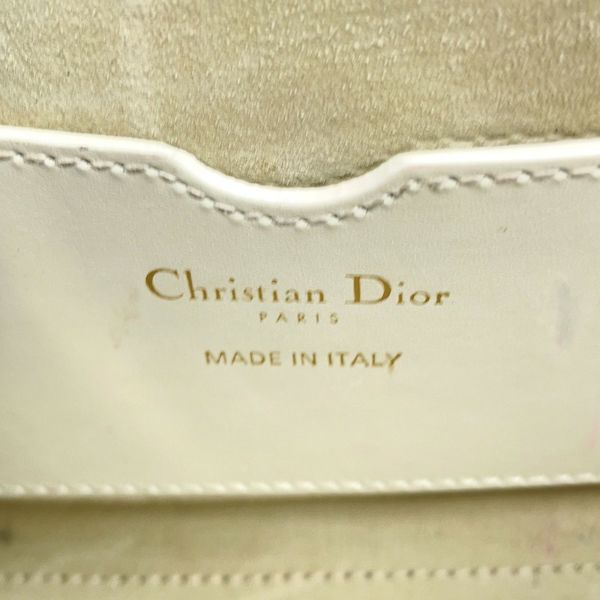 クリスチャン・ディオール ショルダーバッグ ボビー イーストウエスト レザー Christian Dior バッグ 白