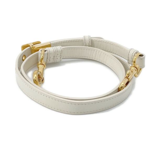 クリスチャン・ディオール ショルダーバッグ ボビー イーストウエスト レザー Christian Dior バッグ 白