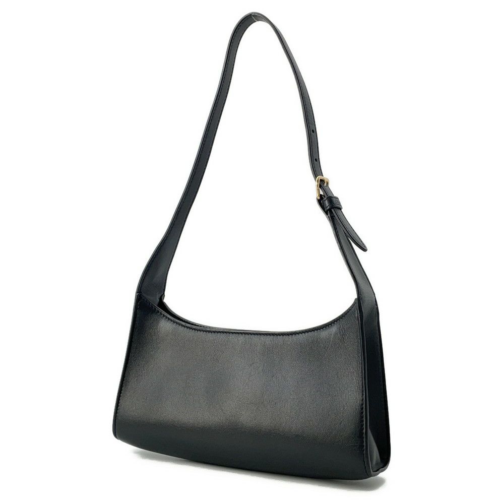 セリーヌ ショルダーバッグ キュイル トリオンフ レザー 198153DU3.38NO CELINE ワンショルダー 黒