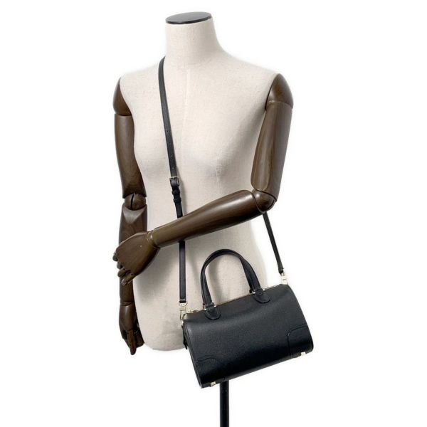 ヴァレクストラ ハンドバッグ バビラ ミニ レザー WBBB0031028LOC99NN Valextra ショルダーバッグ 黒