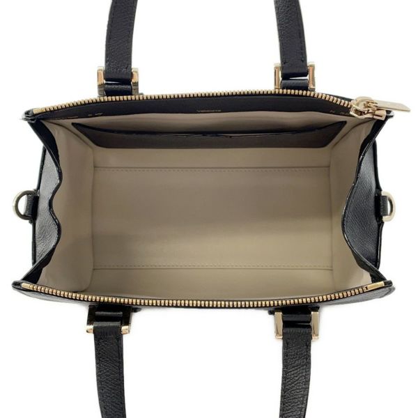 ヴァレクストラ ハンドバッグ バビラ ミニ レザー WBBB0031028LOC99NN Valextra ショルダーバッグ 黒