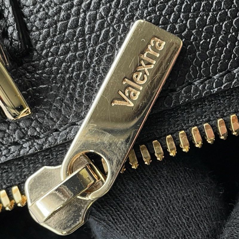 ヴァレクストラ ハンドバッグ バビラ ミニ レザー WBBB0031028LOC99NN Valextra ショルダーバッグ 黒