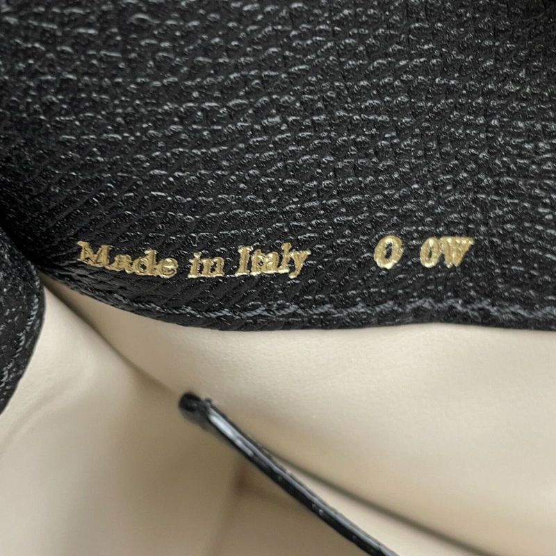 ヴァレクストラ ハンドバッグ バビラ ミニ レザー WBBB0031028LOC99NN Valextra ショルダーバッグ 黒