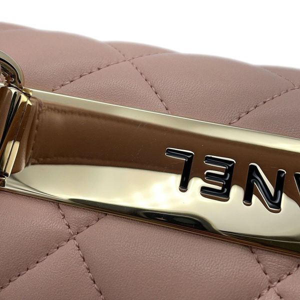 シャネル ハンドバッグ トレンディCC トップハンドル マトラッセ ココマーク ラムスキン A69923 CHANEL 2wayチェーンショルダー