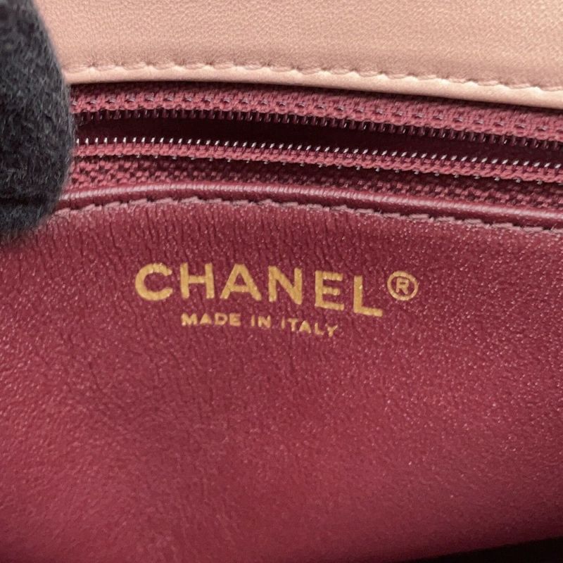 シャネル ハンドバッグ トレンディCC トップハンドル マトラッセ ココマーク ラムスキン A69923 CHANEL 2wayチェーンショルダー