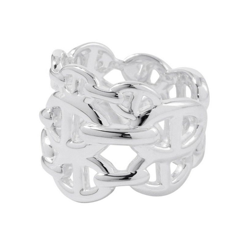 エルメス リング シェーヌダンクル アンシェネGM Enchainee SV925シルバー リングサイズ54 HERMES