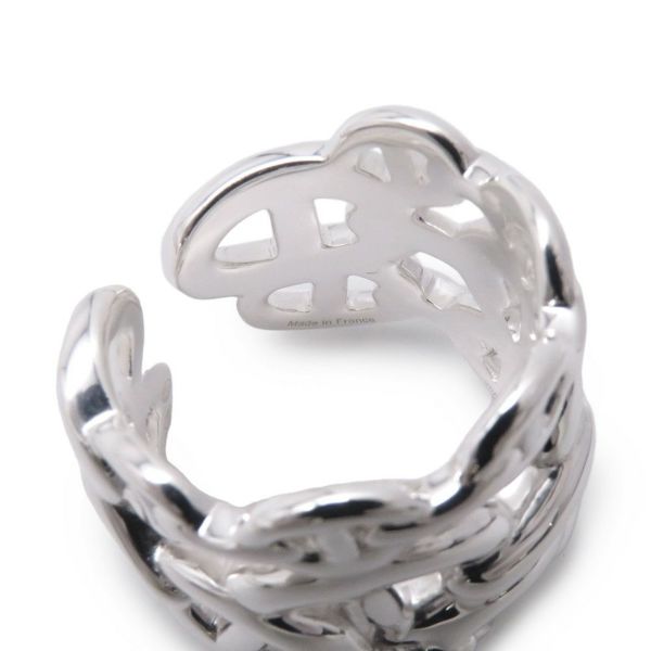 エルメス シルバー チェーンリングGM 54 HERMES Sterling Silver GM Chaine d'Ancre Enchainee Band Ring