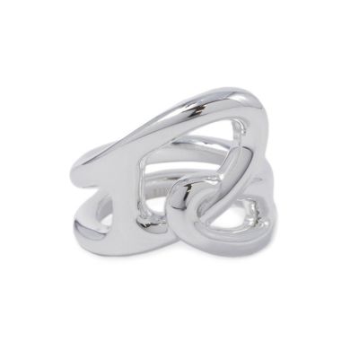 【超希少】エルメス シェーヌダンクル パンク リング シルバー シェーヌダンクル パンク リング シルバー925 #50 新品