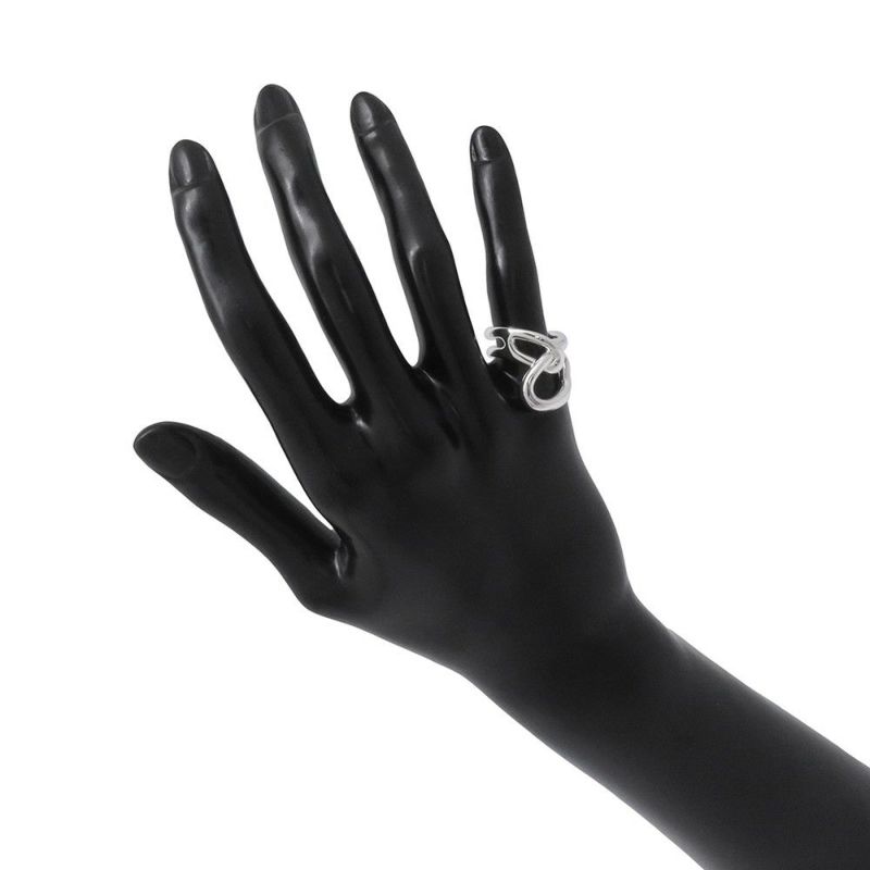 エルメス リング シェーヌダンクル パンク リング SV925シルバー リングサイズ48 HERMES ジュエリー 指輪