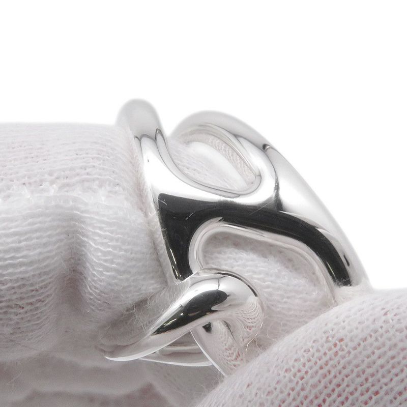 エルメス リング シェーヌダンクル パンク リング SV925シルバー リングサイズ48 HERMES ジュエリー 指輪