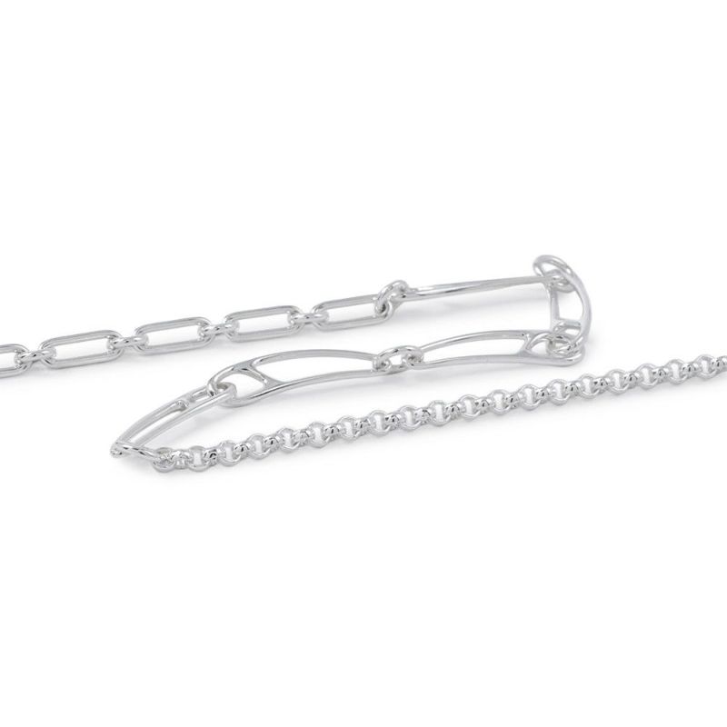 エルメス ネックレス シェーヌダンクル パンク ネックレスST SV925シルバー HERMES ジュエリー