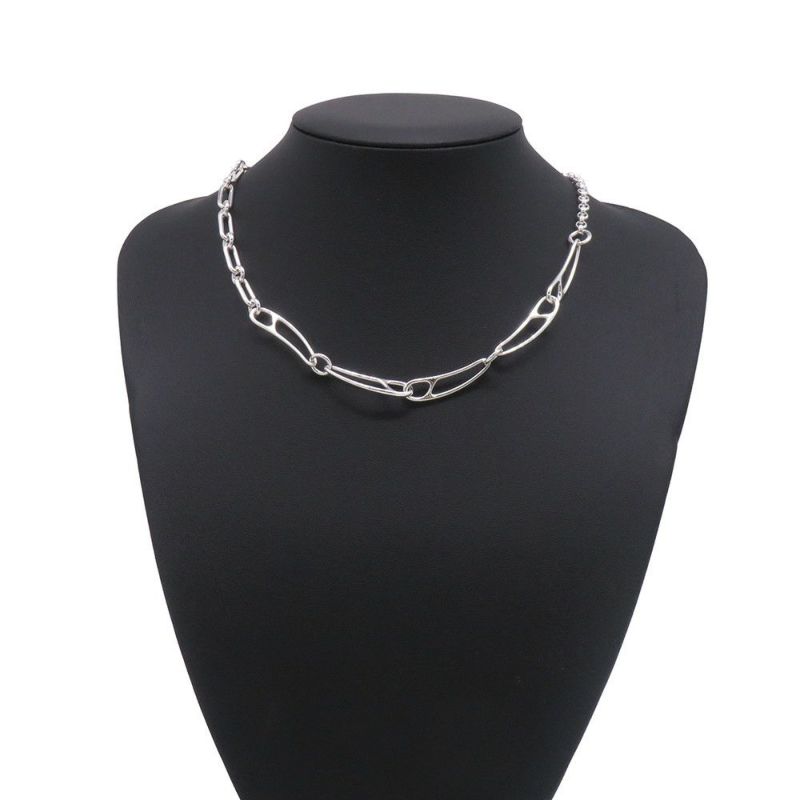 エルメス ネックレス シェーヌダンクル パンク ネックレスST SV925シルバー HERMES ジュエリー