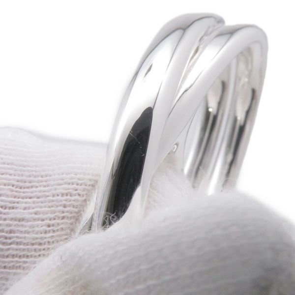 エルメス リング シェーヌダンクル パンク ダブルリング SV925シルバー リングサイズ50 HERMES 指輪 ダブル フィンガー