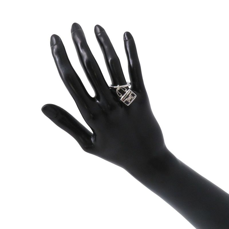 エルメス リング アミュレットコンスタンスリング SV925シルバー リングサイズ53 HERMES ジュエリー 指輪