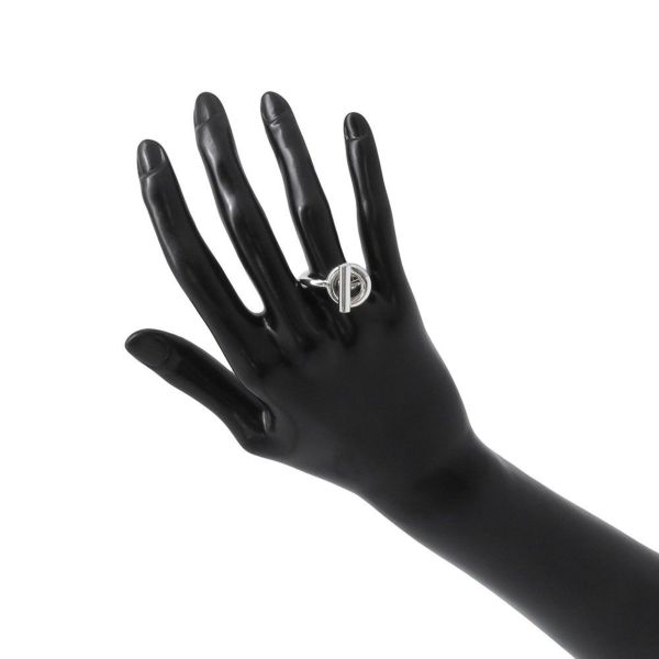 エルメス リング エシャペ MM SV925シルバー リングサイズ55 HERMES ジュエリー 指輪 Echapee