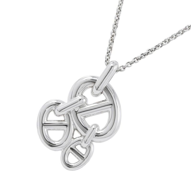 エルメス ネックレス シェーヌダンクル アンシェネPM ペンダント SV925シルバー HERMES アクセサリー ジュエリー