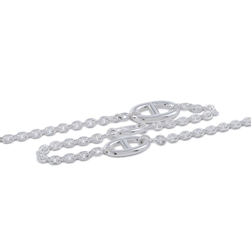 エルメス ネックレス シェーヌダンクル ファランドール120 SV925シルバー HERMES ロングネックレス ジュエリー