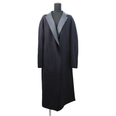 都内で コート エルメス ソフトティルト カシミヤ レザーミックス ジャケット・アウター