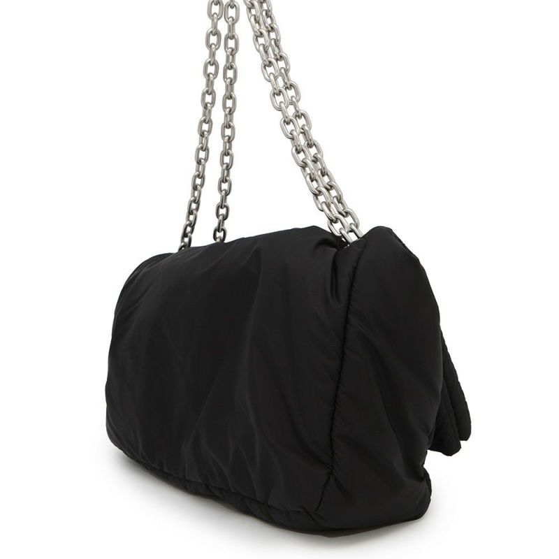 バレンシアガ チェーンショルダーバッグ モナコ ミディアム ナイロン 765945 BALENCIAGA バッグ 黒