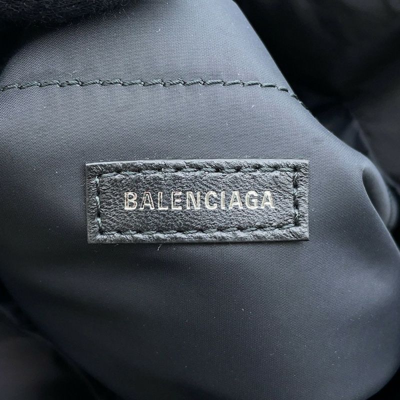バレンシアガ チェーンショルダーバッグ モナコ ミディアム ナイロン 765945 BALENCIAGA バッグ 黒