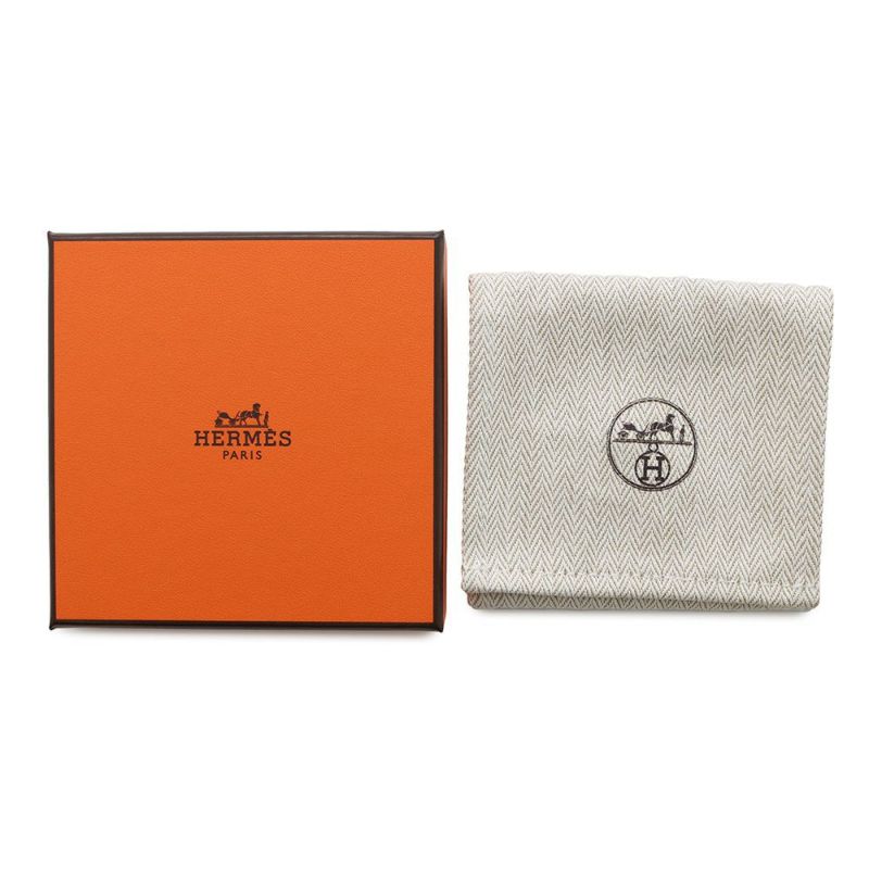 エルメス キーホルダー H・トゥ・スピード シルバー金具 HERMES キーリング