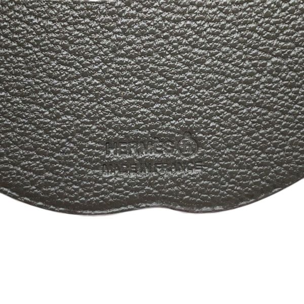 エルメス チャーム プティアッシュ りんご ルージュトマト/ブラウン シェブルミゾル/トゴ HERMES シェーブル アップル