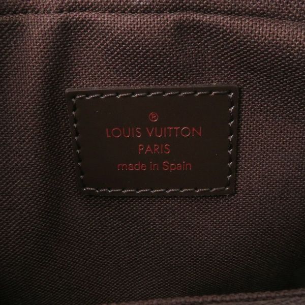ルイヴィトン ウエストバッグ ダミエ・エベヌ バム・バッグ・ブルックリン N41101 LOUIS VUITTON ボディバッグ
