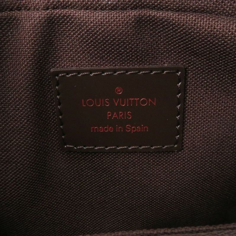 ルイヴィトン ウエストバッグ ダミエ・エベヌ バム・バッグ・ブルックリン N41101 LOUIS VUITTON ボディバッグ