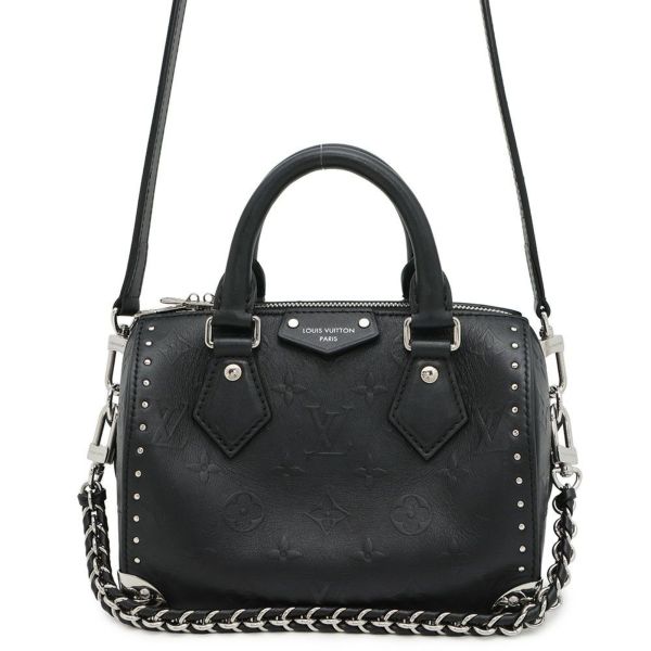 ルイヴィトン ハンドバッグ モノグラム スピーディ・トランク20 M14575 3way 黒 ブラック 2025クルーズ