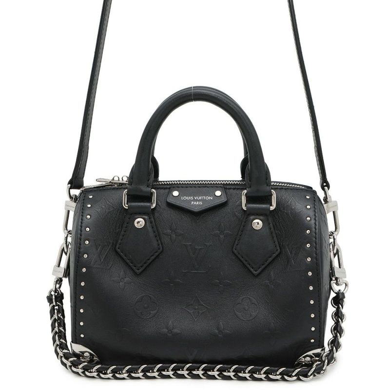 ルイヴィトン ハンドバッグ モノグラム スピーディ・トランク20 M14575 3way 黒 ブラック 2025クルーズ