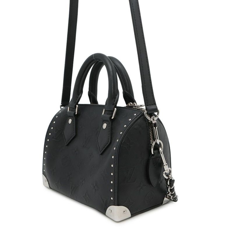 ルイヴィトン ハンドバッグ モノグラム スピーディ・トランク20 M14575 3way 黒 ブラック 2025クルーズ