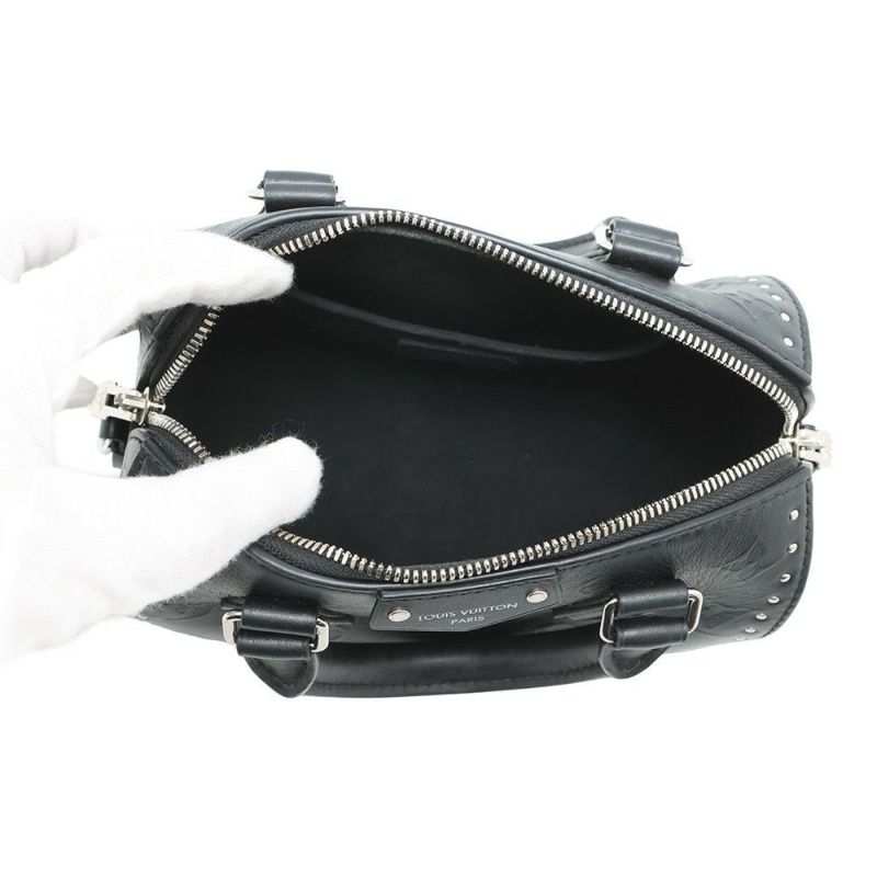 ルイヴィトン ハンドバッグ モノグラム スピーディ・トランク20 M14575 3way 黒 ブラック 2025クルーズ