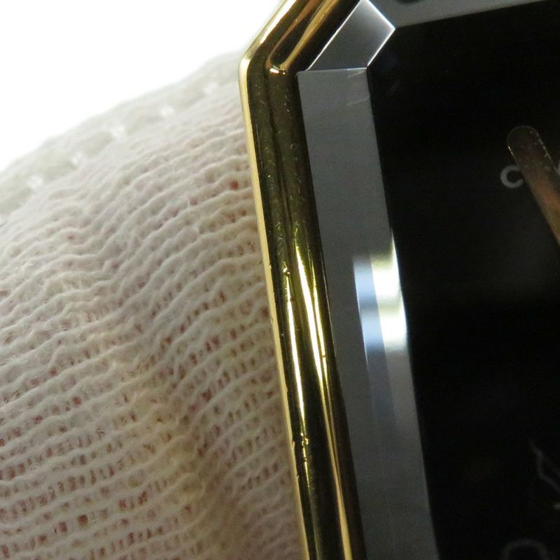 シャネル プルミエール M H0001 CHANEL 腕時計 黒文字盤 クォーツ