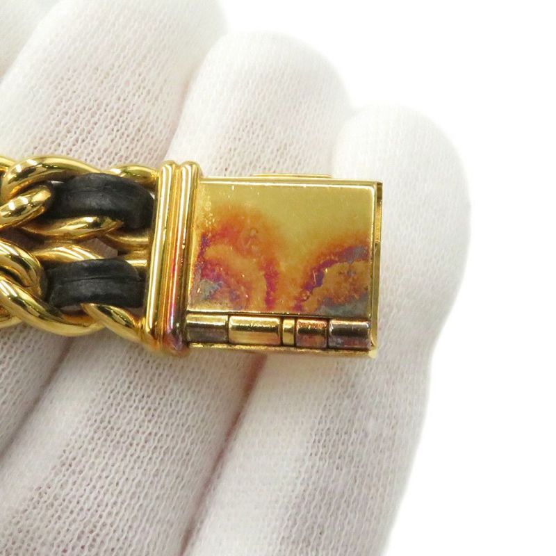 シャネル プルミエール M H0001 CHANEL 腕時計 黒文字盤 クォーツ