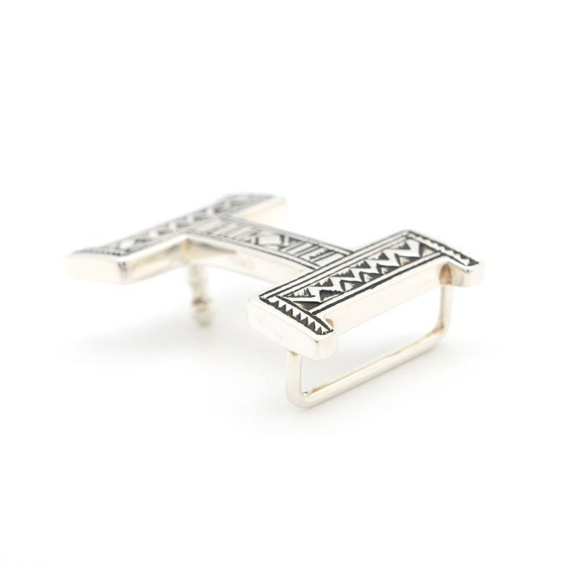 エルメス バックル トゥアレグ Hバックル シルバー925 SV925 HERMES ベルト